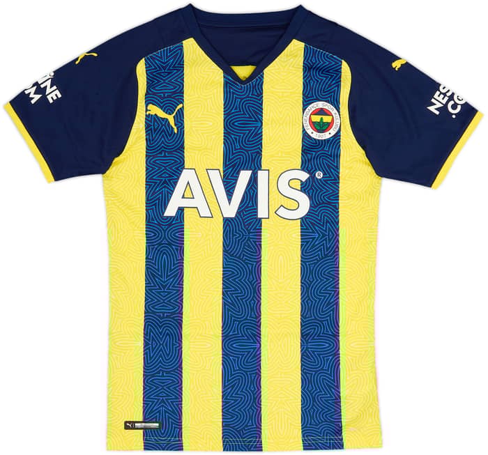2021-22 Fenerbahce Home Shirt - 10/10 - (XS)