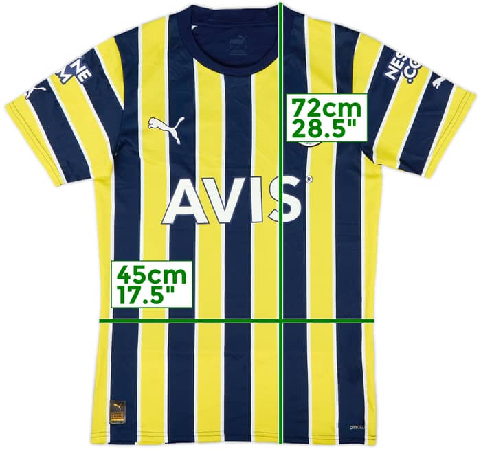 2022-23 Fenerbahce Home Shirt - 8/10 - (S)