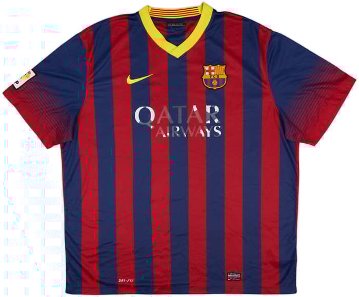 2013-14 Barcelona Home Shirt - 4/10 - (XXL)