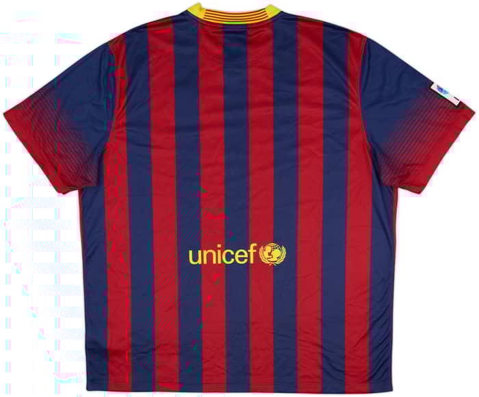 2013-14 Barcelona Home Shirt - 4/10 - (XXL)