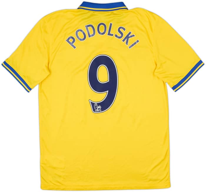 Camiseta de visitante del Arsenal 2013-14 Podolski #9 - 7/10 - (M)