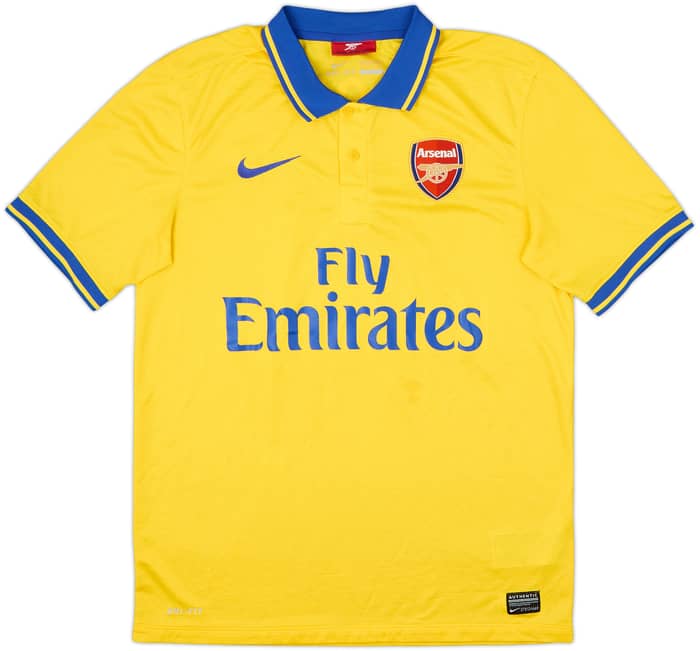 Camiseta de visitante del Arsenal 2013-14 Podolski #9 - 7/10 - (M)