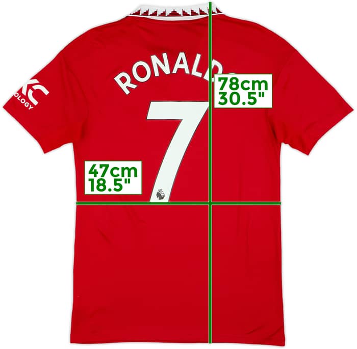 2022-23 Manchester United Home Shirt Ronaldo #7 - 4/10 - (S)