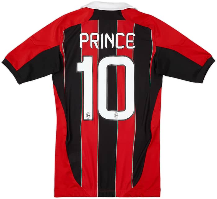 2012-13 AC Milan TechFit Player Issue Home Shirt Prince #10 - 8/10 - (M)