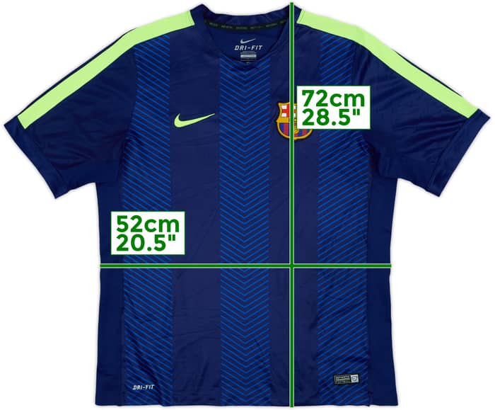 2014-15 Barcelona Nike Training Shirt - 8/10 - (L)