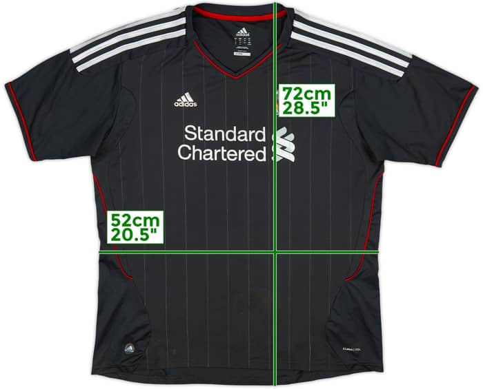 2011-12 Liverpool Away Shirt - 5/10 - (Women's XL)