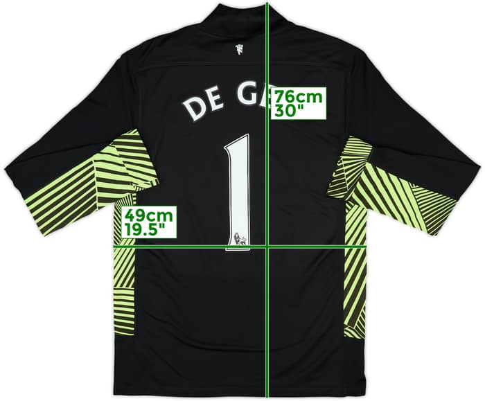 2011-12 Manchester United GK Shirt De Gea #1 - 6/10 - (M)
