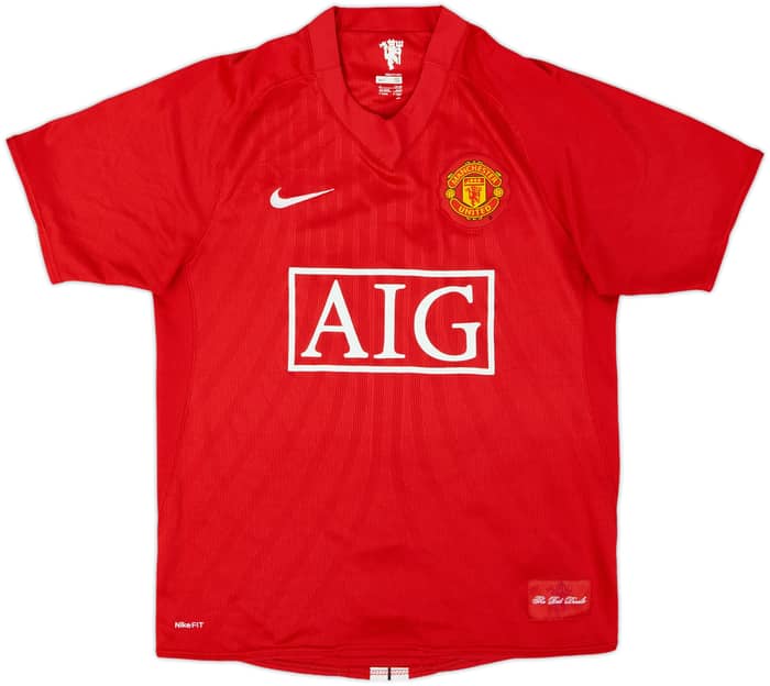 2007-09 Manchester United Home Shirt Clam #17 - 5/10 - (S)
