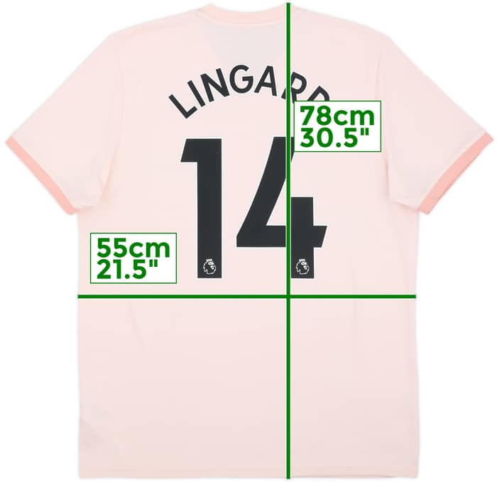 2018-19 Manchester United Away Shirt Lingard #14 - 6/10 - (L)