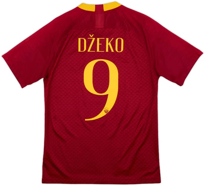 2018-19 Roma Home Shirt Dzeko #9 - 9/10 - (S)