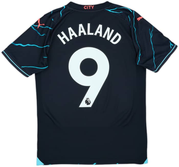 2023-24 Manchester City Third Shirt Haaland #9 - 10/10 - (S)