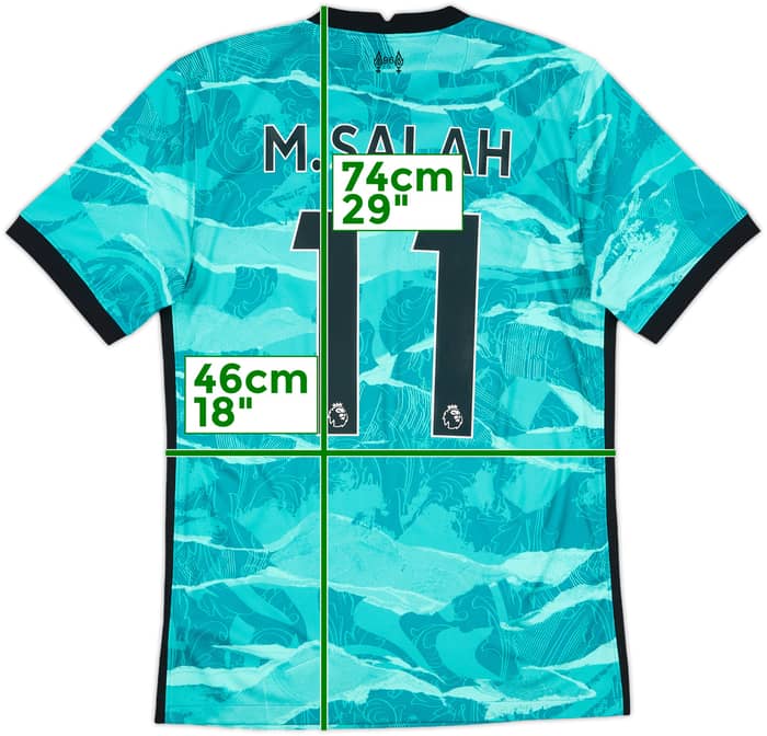 2020-21 Liverpool Away Shirt M.Salah #11 - 8/10 - (S)