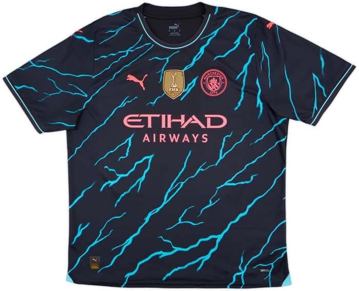 2023-24 Manchester City Third Shirt Haaland #9 - 10/10 - (XL)
