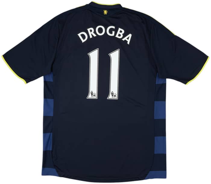 2009-10 Chelsea Away Shirt Drogba #11 - 8/10 - (L)