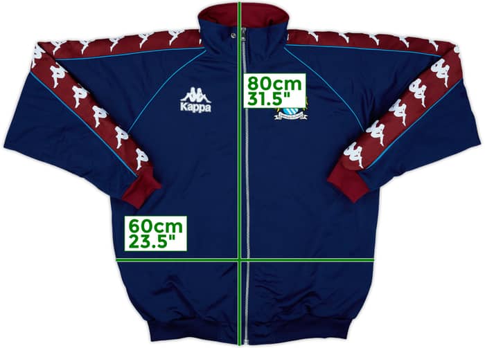 1997-99 Manchester City Kappa Track Jacket - 9/10 - (XL)