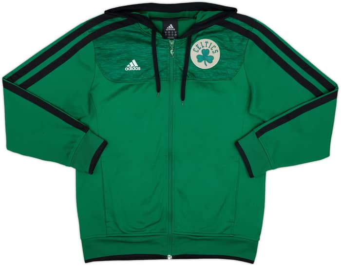 2011-12 Boston Celtics adidas Full Zip Hooded Sweat Top - 6/10 - (M)