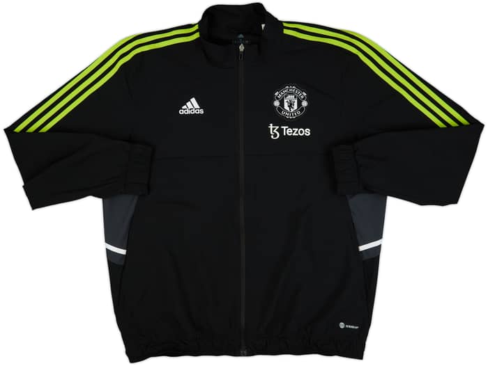 2022-23 Manchester United adidas Track Jacket - 8/10 - (XL)
