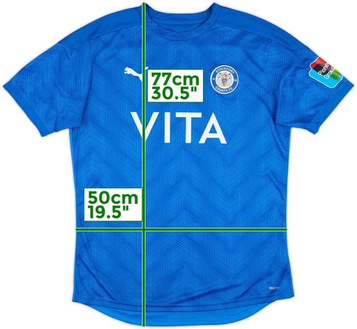 2021-22 Stockport County Home Shirt - 10/10 - (L)