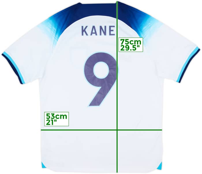 2022-23 England Home Shirt Kane #9 - 9/10 - (L)