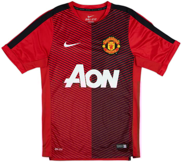 2014-15 Manchester United Nike Pre-Match Shirt - 8/10 - (S)