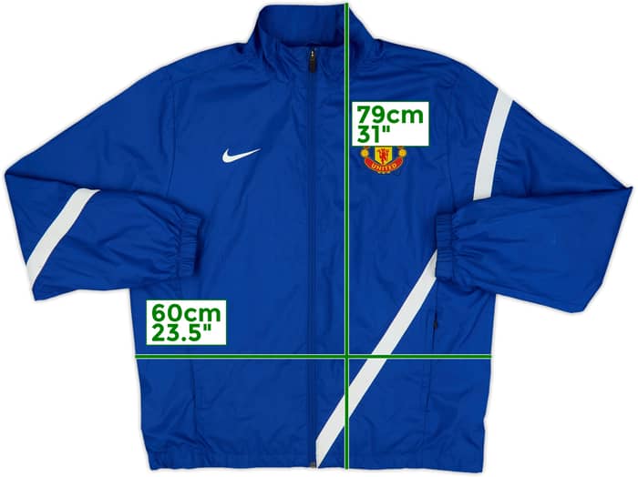 2011-12 Manchester United Nike Track Jacket - 8/10 - (L)
