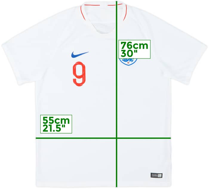 2018-19 England Home Shirt #9 (Kane) - 8/10 - (L)