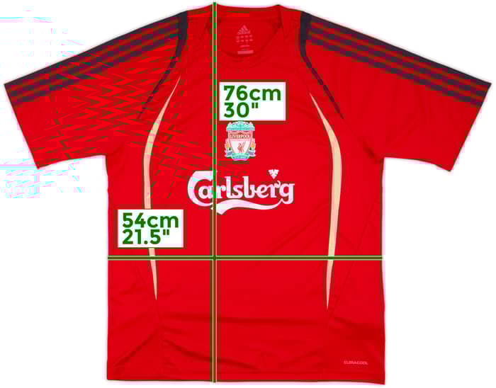 2009-10 Liverpool adidas Training Shirt - 8/10 - (L)