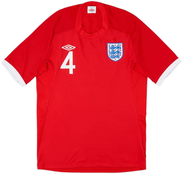 2010-11 England Away Shirt Gerrard #8 - 6/10 - (L)