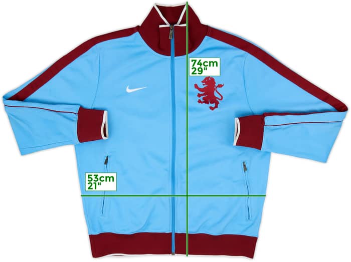 2010-11 Aston Villa Nike Track Jacket - 10/10 - (L)