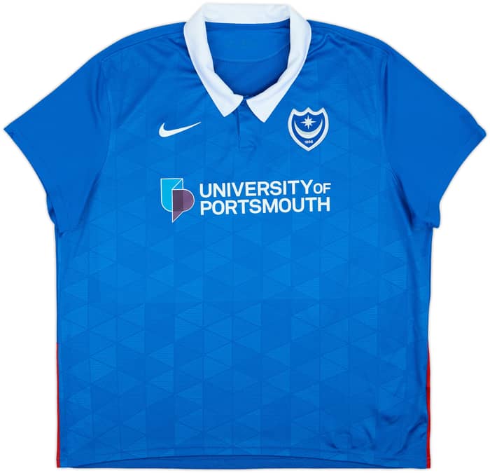 2020-21 Portsmouth Home Shirt - 9/10 - (3XL)