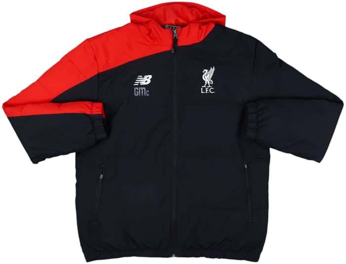 2015-16 Liverpool Staff Issue New Balance Padded Bench Coat GMc - 6/10 - (L)