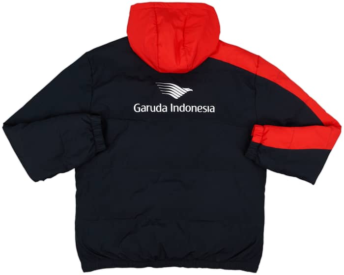 2015-16 Liverpool Staff Issue New Balance Padded Bench Coat GMc - 6/10 - (L)