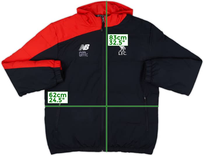 2015-16 Liverpool Staff Issue New Balance Padded Bench Coat GMc - 6/10 - (L)