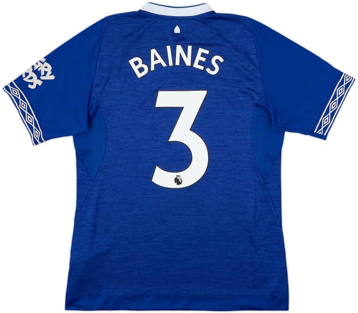 2018-19 Everton Home Shirt Baines #3 - 10/10 - (M)