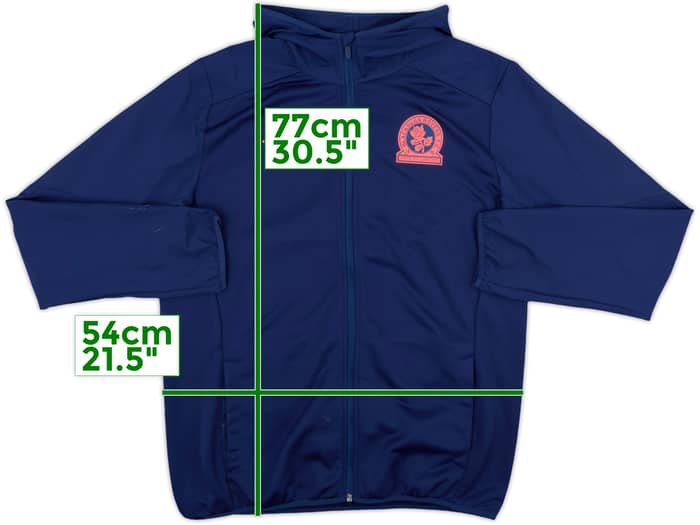 2019-20 Blackburn Umbro Hooded Track Jacket - 7/10 - (L)