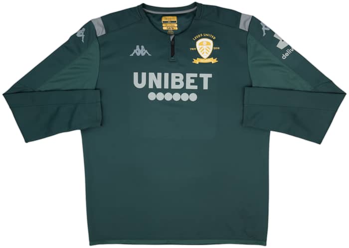 2019-20 Leeds United Kappa 1/4 Zip Drill Top - 8/10 - (4XL)
