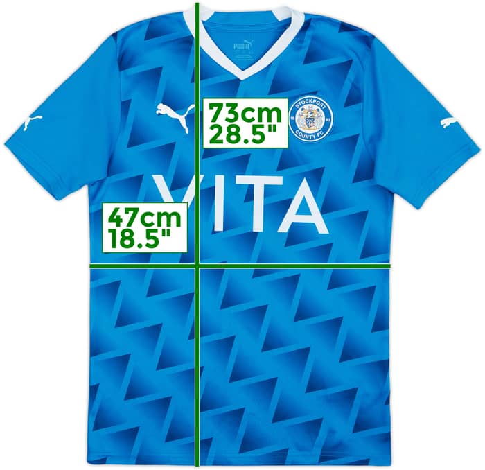 2021-22 Stockport County Home Shirt - 9/10 - (S)
