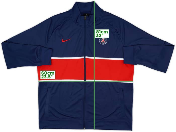 2020-21 Paris Saint-Germain Nike Track Jacket - 10/10 - (XXL)