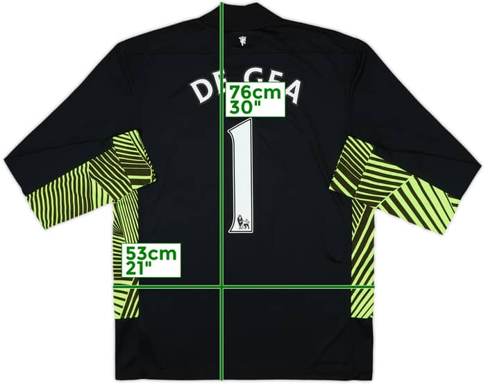 2011-12 Manchester United GK Shirt De Gea #1 - 8/10 - (M)