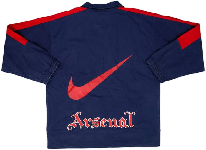 1995-96 Arsenal Nike Denim Drill Top - 8/10 - (XL)