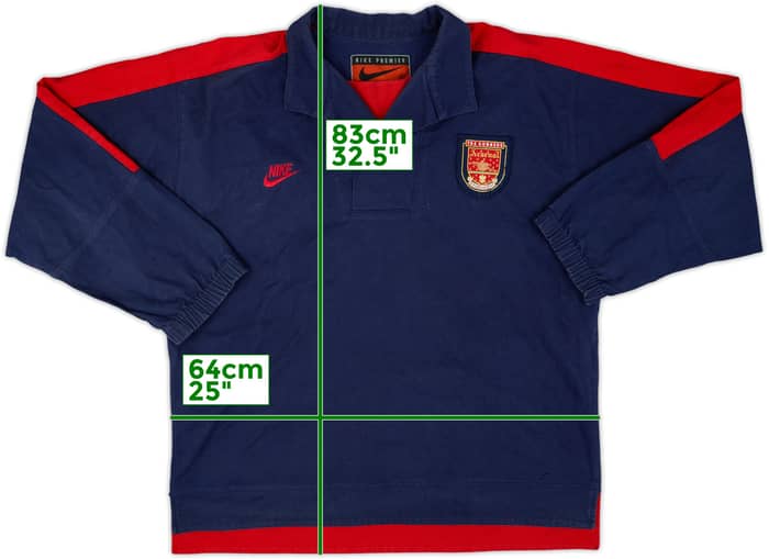 1995-96 Arsenal Nike Denim Drill Top - 8/10 - (XL)