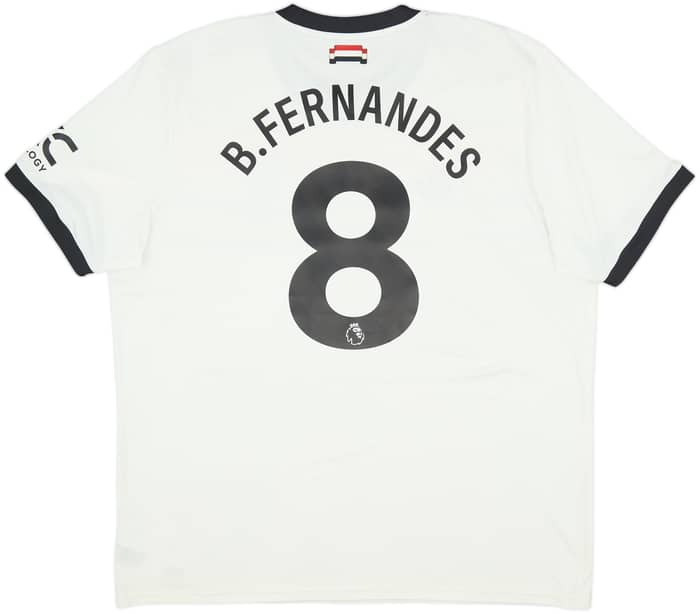 2024-25 Manchester United Third Shirt B.Fernandes #8 - 9/10 - (XXL)