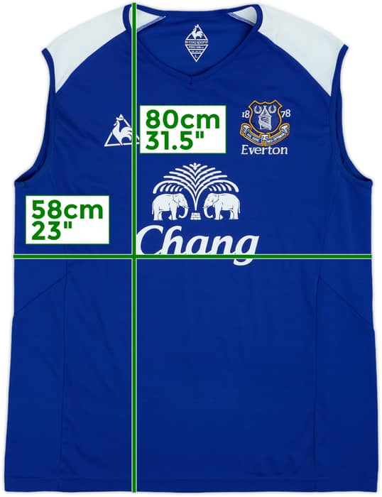 2010-11 Everton Le Coq Sportif Training Vest - 8/10 - (L)