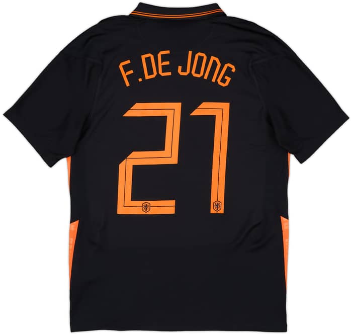2020-22 Netherlands Away Shirt F.DeJong #21 - 9/10 - (M)