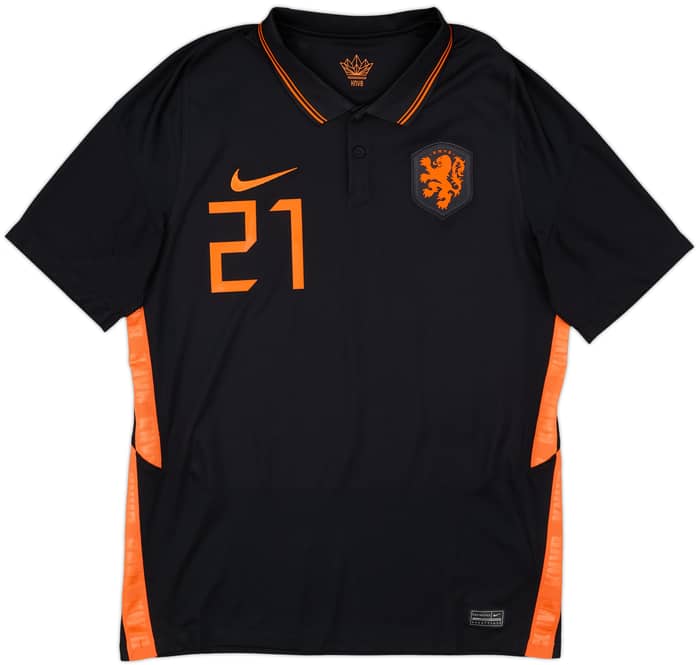 2020-22 Netherlands Away Shirt F.DeJong #21 - 9/10 - (M)