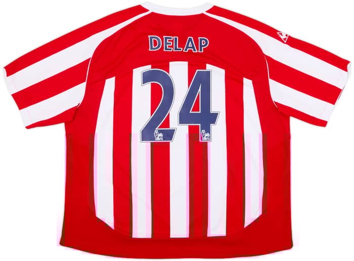 2008-09 Stoke City Home Shirt Delap #24 - 9/10 - (3XL)