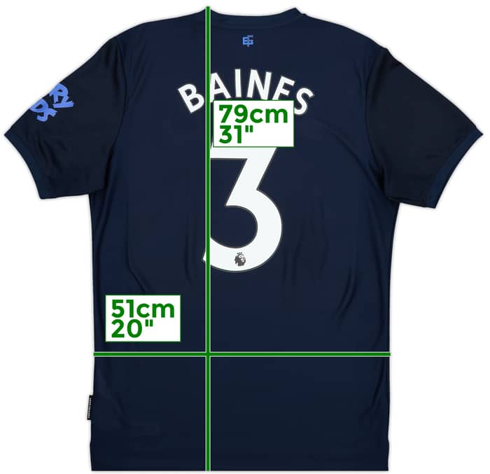 2019-20 Everton Third Shirt Baines #3 - 8/10 - (L)