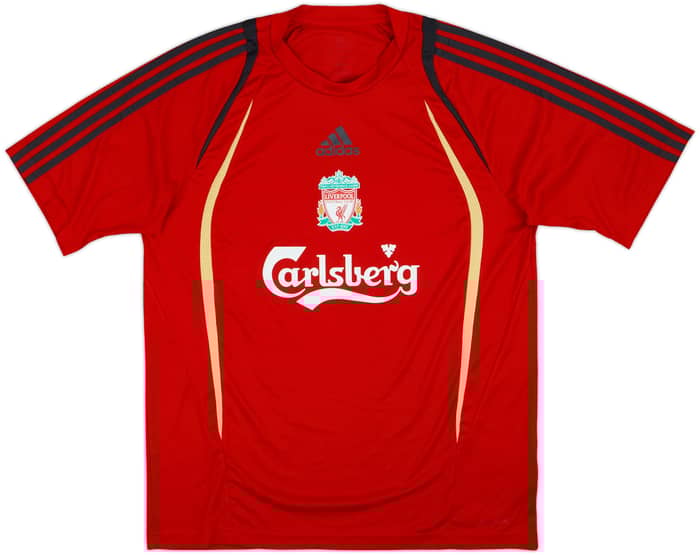 2009-10 Liverpool adidas Training Shirt - 9/10 - (L)