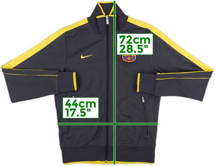 2012-13 Barcelona Nike N98 Track Jacket - 9/10 - (S)