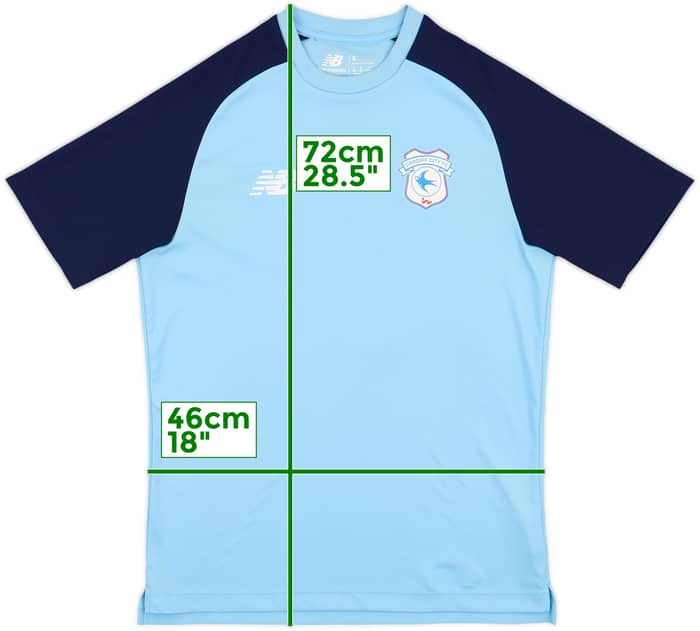 2022-23 Cardiff New Balance Training Shirt - 10/10 - (S)